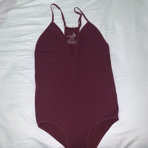 Burgundy Body Suit - Picture 3 of 3